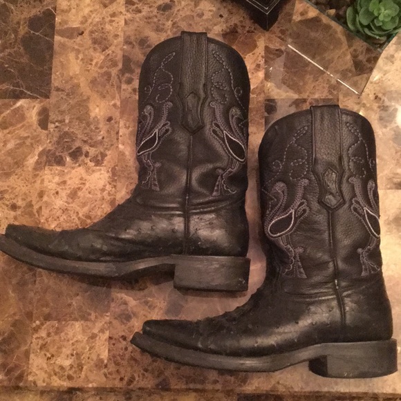 Men’s La Diligencia exotic boots. Ostrich leather. - Picture 2 of 6